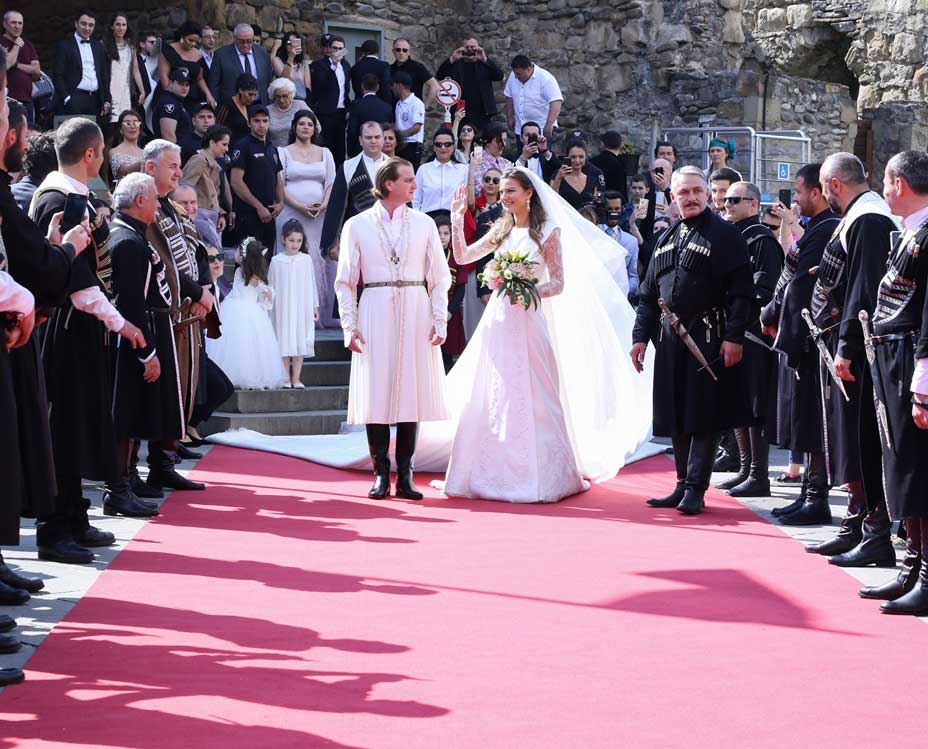 Marriage ceremony of a Georgian prince